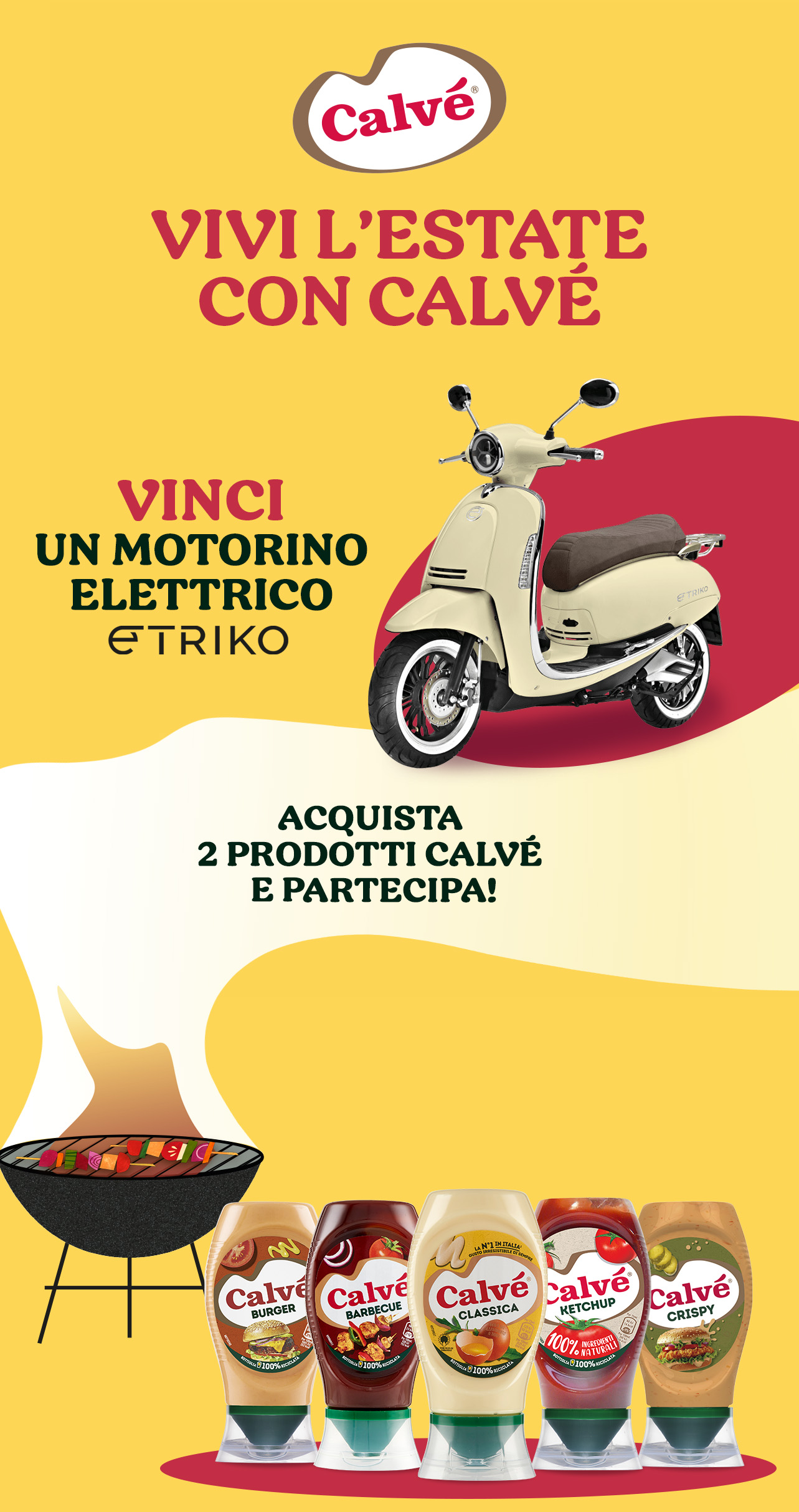 Concorso Vivi l'estate con Calvè