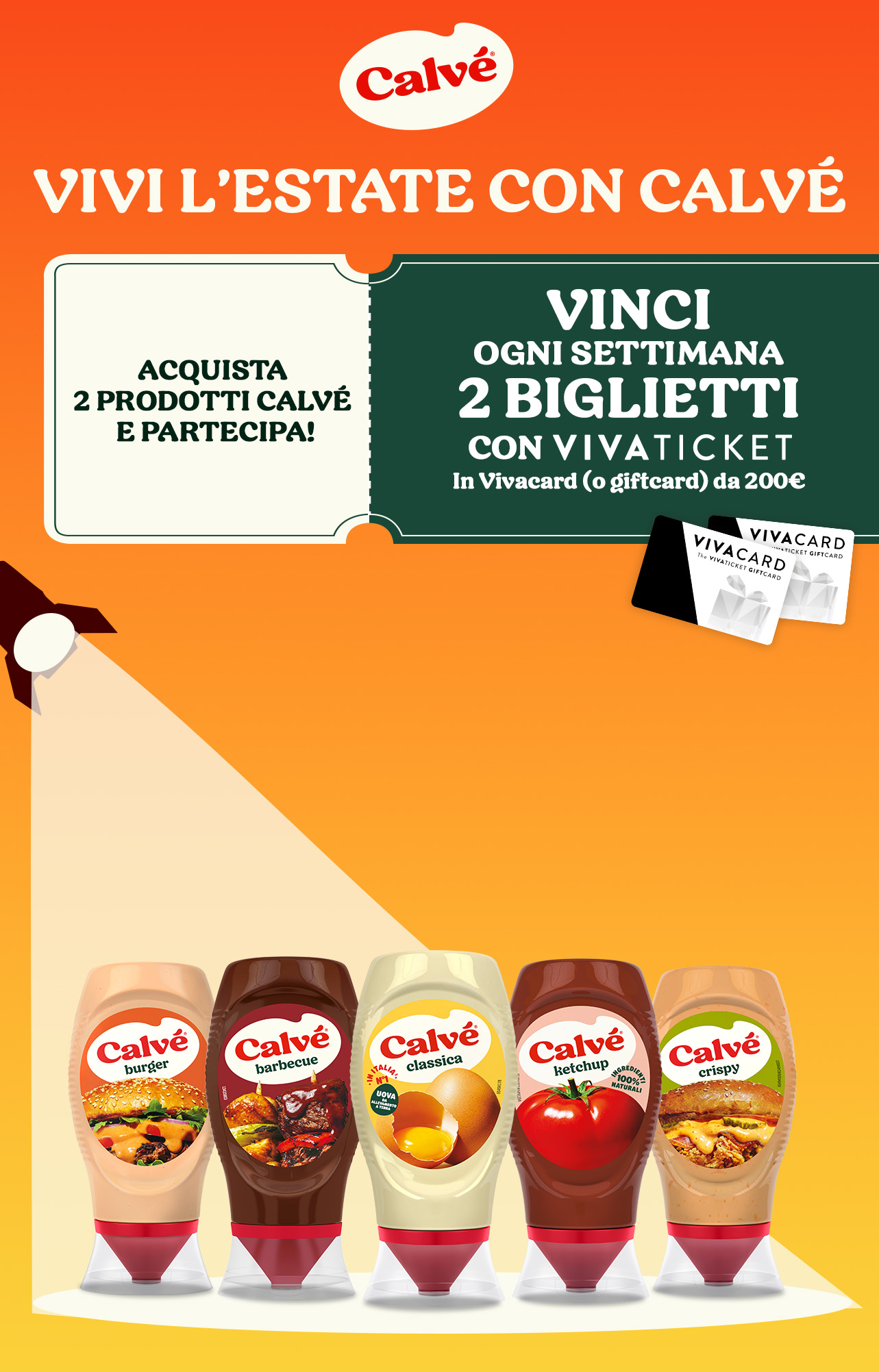 Concorso Vivi l'estate con Calvè